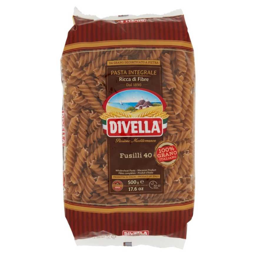 Divella whole grain fusilli, 500 g