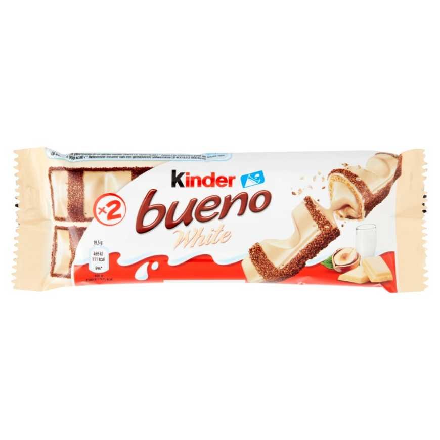 Kinder Bueno White одинарный, 39 г