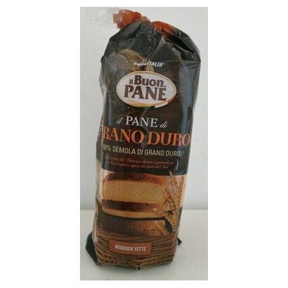 Il Buon Pane durum wheat sliced bread Pan Bauletto Grano Duro, 400 g