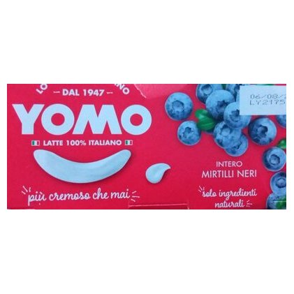Yomo blueberry yogurt, 2x125 g