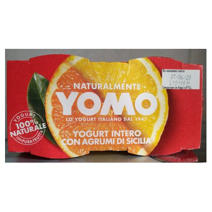Yomo йогурт цитрусовые, 2x125 г