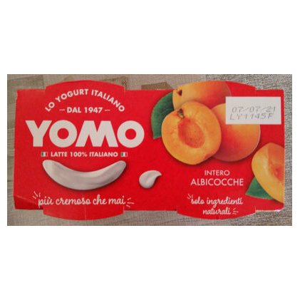 Yomo apricot yogurt, 2x125 g