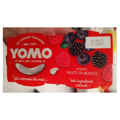 Yomo йогурт лесные ягоды, 2x125 г