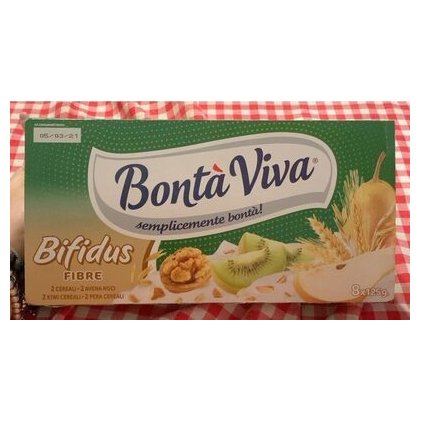 Bontà Viva йогурт с бифидобактериями и клетчаткой ассорти, 8х125 г