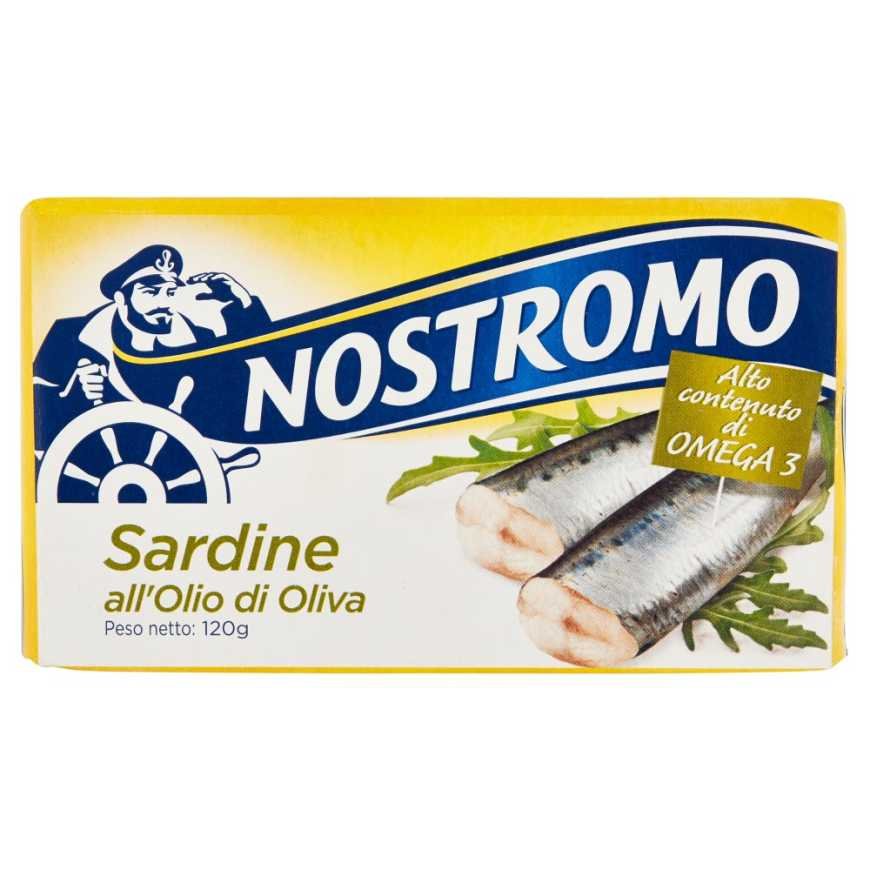 Nostromo Сардины в оливковом масле, 120 г