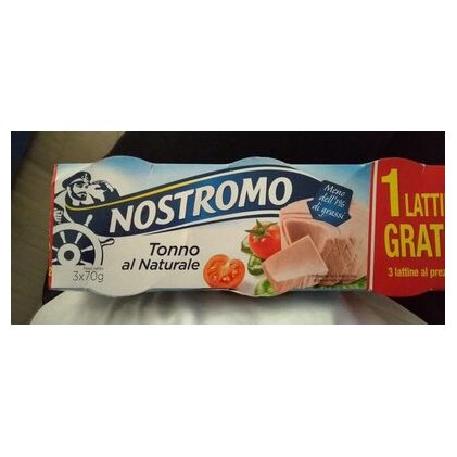 Nostromo тунец в собственном соку, 3х70 г
