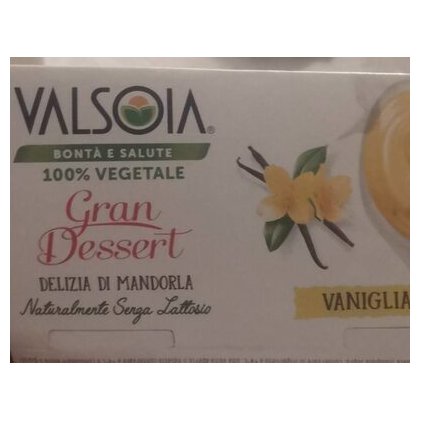 Valsoia vanilla dessert, 2x115 g
