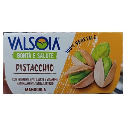 Valsoia десерт соевый миндаль-фисташка, 2 шт., 115 г