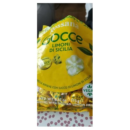 Rossana Gocce Limoni di Sicilia Sicilian lemon hard candies, 175 g