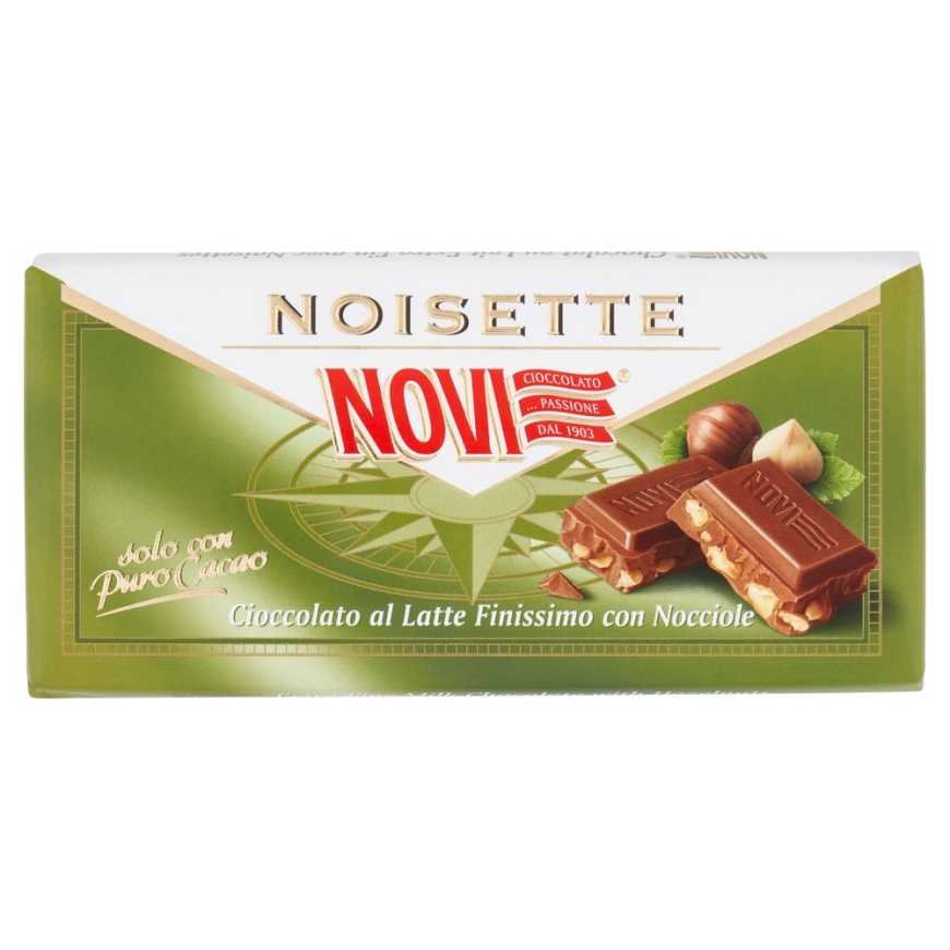 Novi Noisette milk chocolate with whole hazelnuts, 100 g