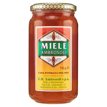 Ambrosoli мёд цветочный миллефьори, 750 г