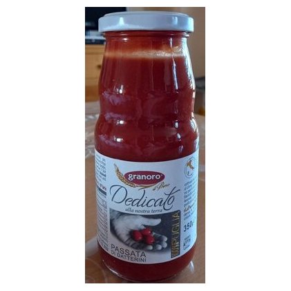 Granoro томатное пюре passata из томатов датерино Dedicato, 350 г