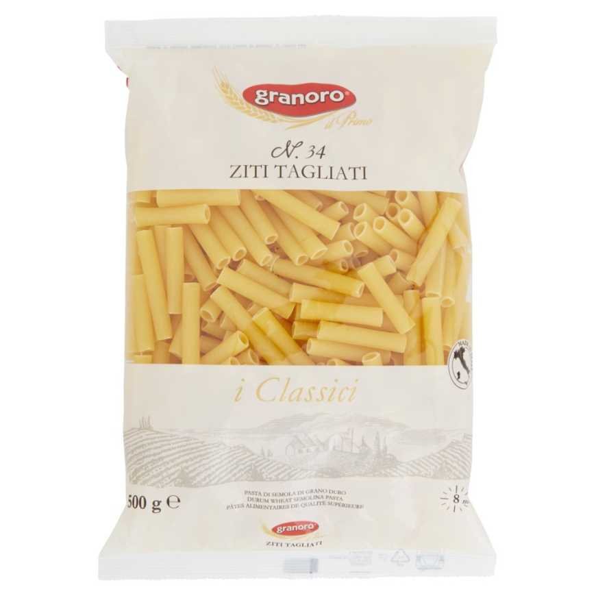 Granoro Макароны Ziti Tagliati n. 34, 500 г