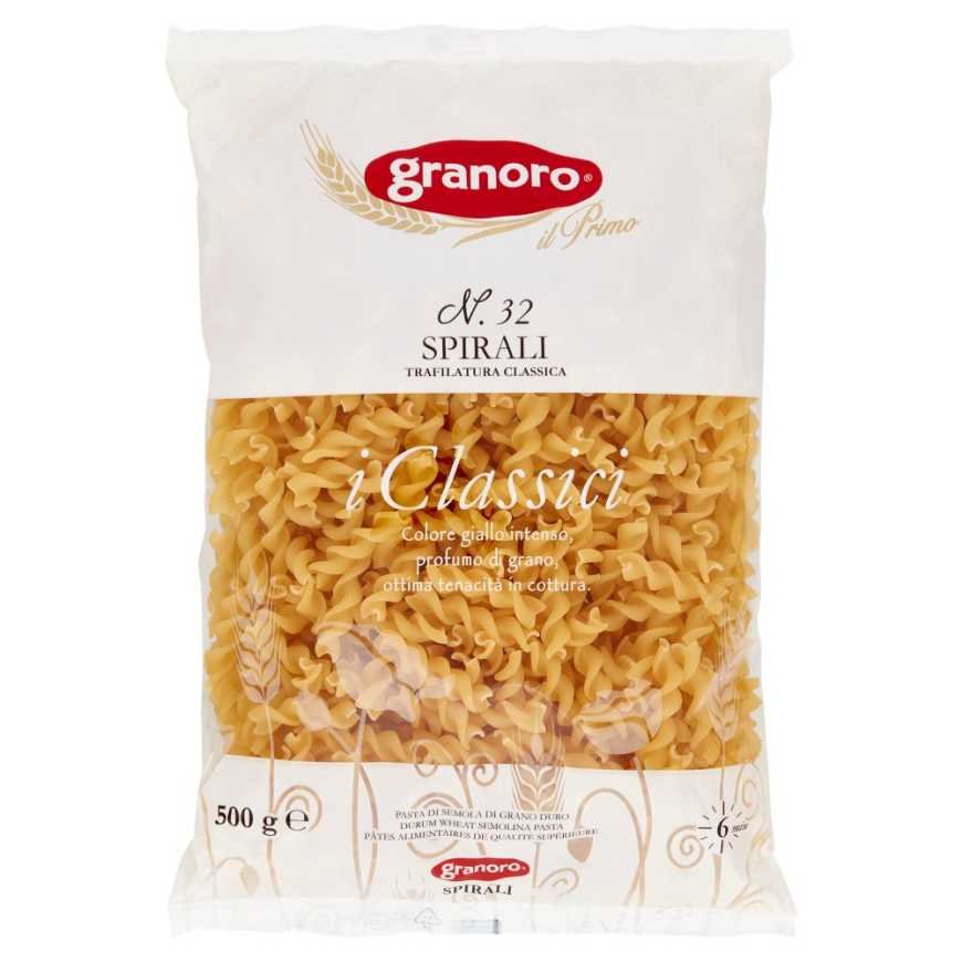 Granoro Spirali n. 32 pasta, 500 g