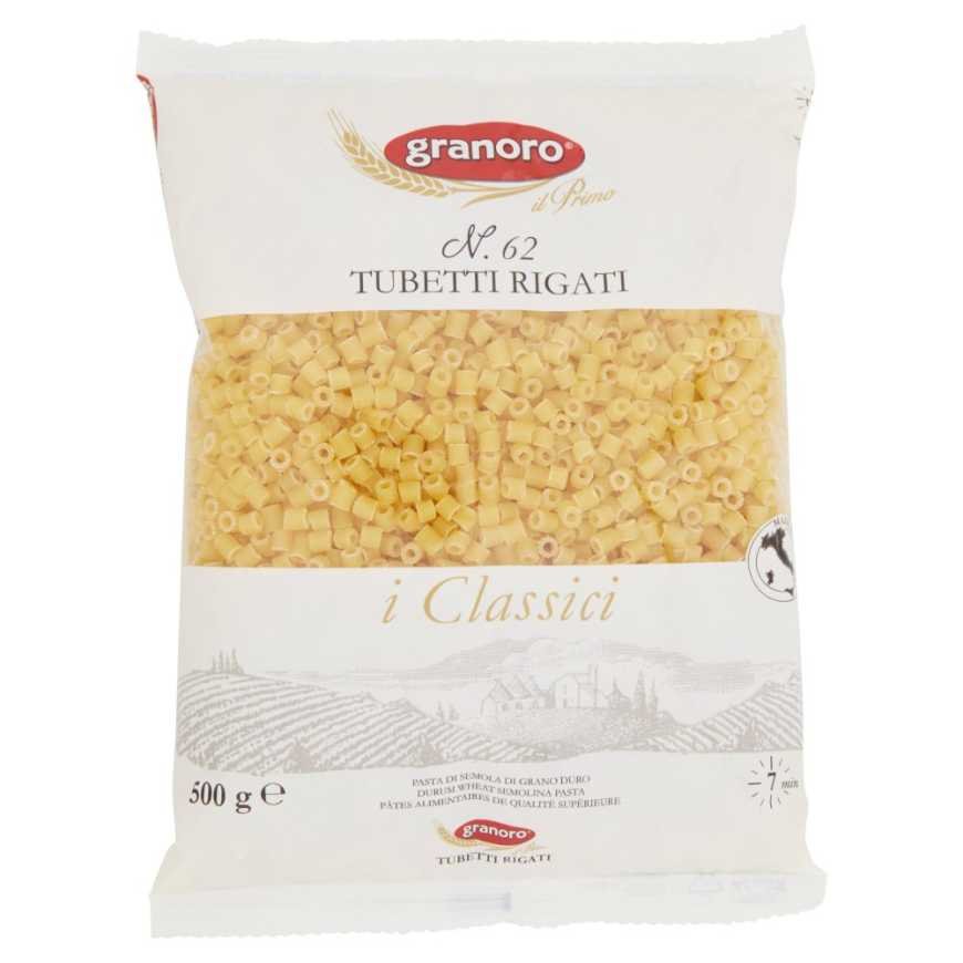 Granoro Макароны Tubetti Rigati n. 62, 500 г