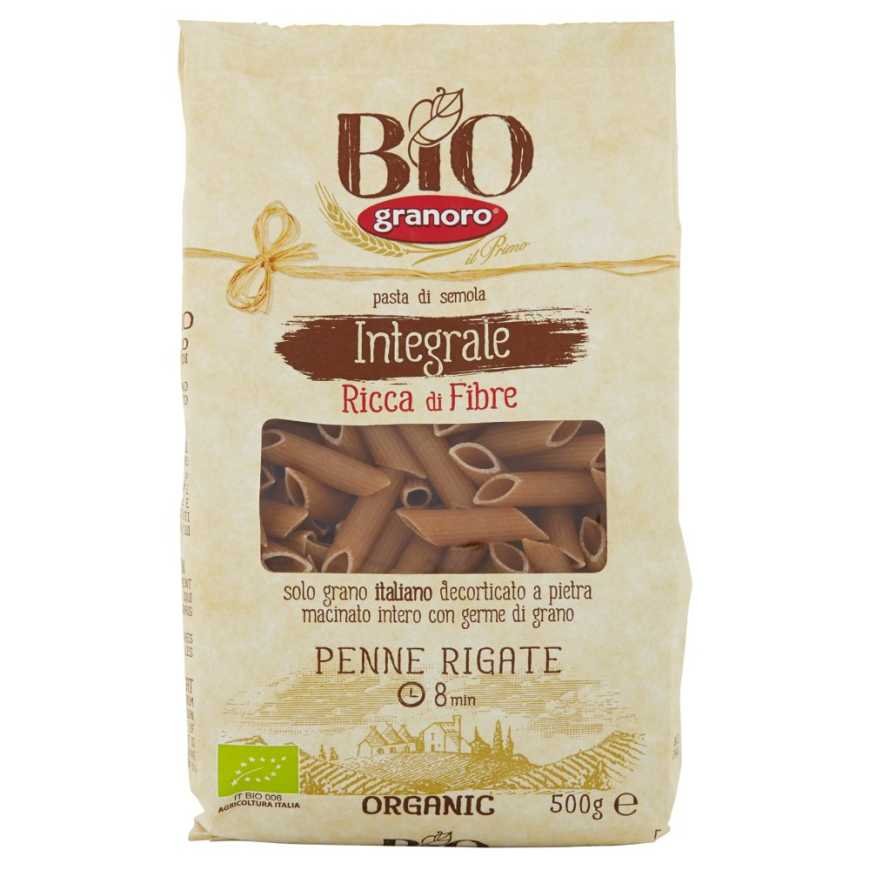 Granoro био цельнозерновые пенне ригате, 500 г