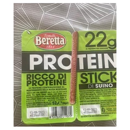 Fratelli Beretta протеиновый мясной снек из свинины Protein Stick Suino, 52 г