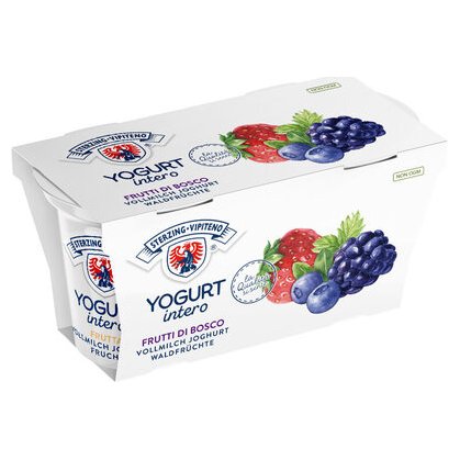 Vipiteno йогурт со вкусом лесных ягод, 125 г x 2
