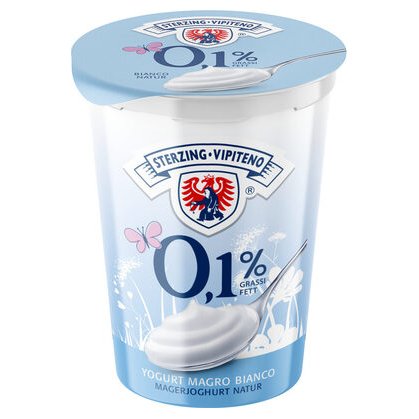 Vipiteno обезжиренный белый йогурт, 500 г