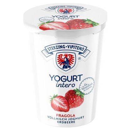 Vipiteno йогурт со вкусом клубники, 500 г