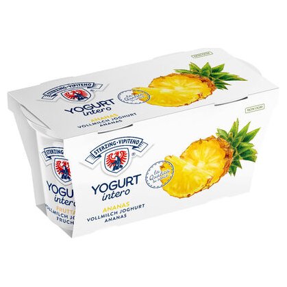 Vipiteno йогурт со вкусом ананаса, 125 г x 2