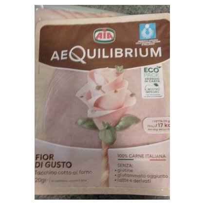 AIA Aequilibrium Fior di Gusto грудка индейки нарезка, 120 г