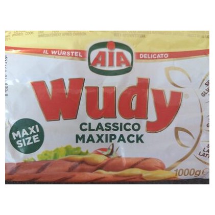 Aia сосиски Wudy из куриного и индюшиного мяса Maxypack, 1 кг