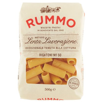 Rummo ригатони № 50 из твердых сортов пшеницы, 500 г