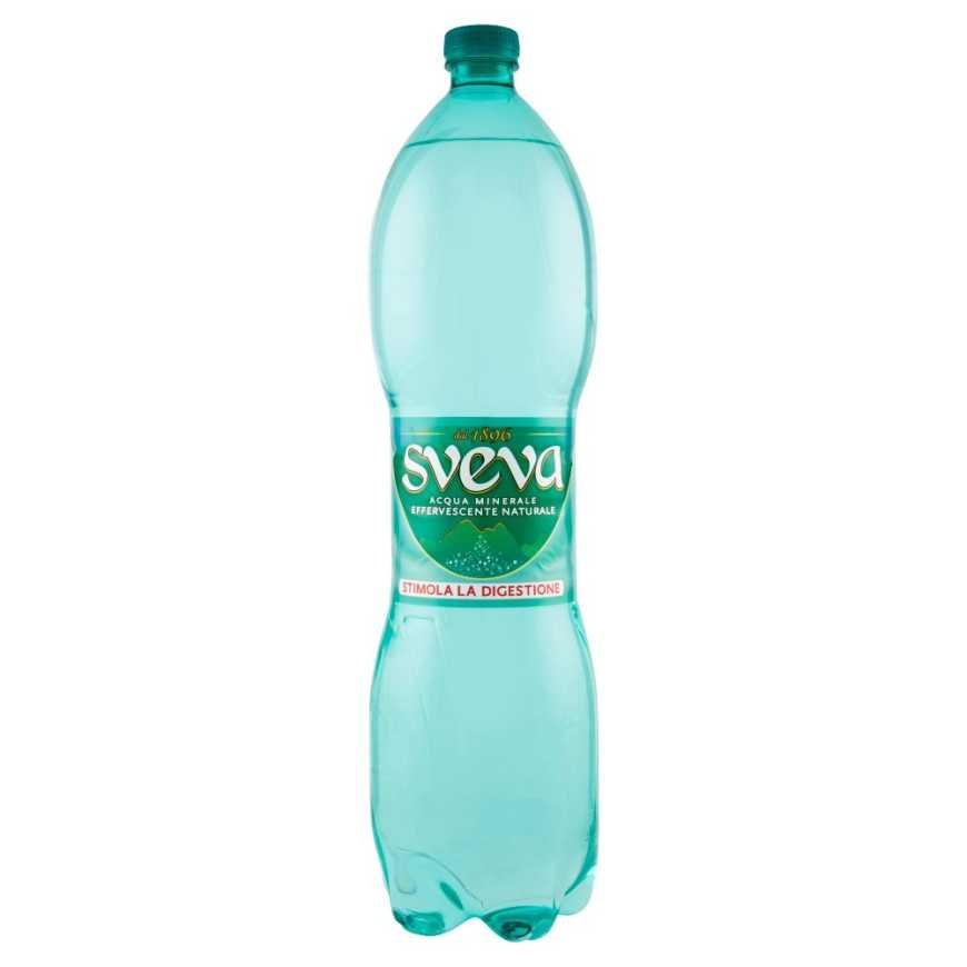 SVEVA минеральная вода естественно газированная, 1,5 л