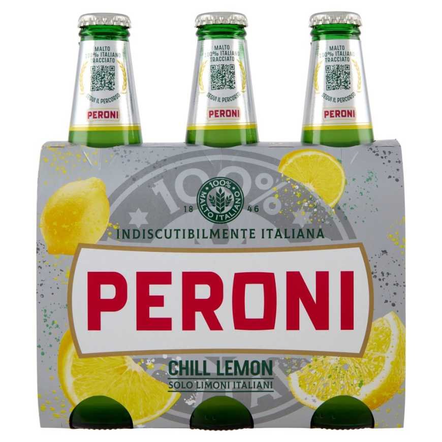 Peroni Chill Lemon лимонное пиво, 3 × 0,33 л, 1,3%
