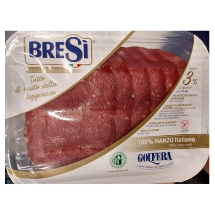 Golfera Bresì вяленая говядина нарезка, 75 г