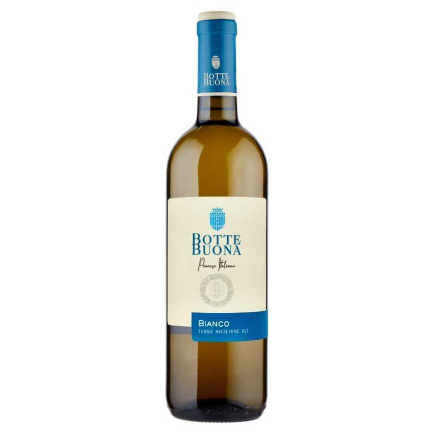 BotteBuona Вино белое сухое Terre Siciliane Bianco IGT, 0,75 л, 11,5%