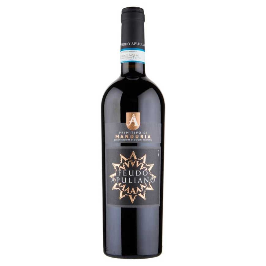 Feudo Apuliano Primitivo di Manduria Doc красное сухое вино, 0,75 л