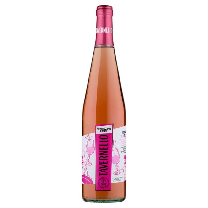 Tavernello Розовое игристое полусухое вино Frizzante Rosato Renana, 0,75 л, 11%