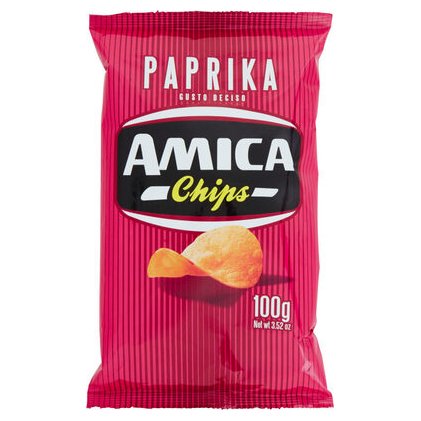Amica Chips картофельные чипсы Паприка, 100 г