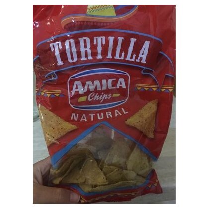 Amica Chips натуральные кукурузные чипсы Тортилья, 200 г