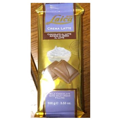 Laica молочный шоколад с начинкой, 100 г