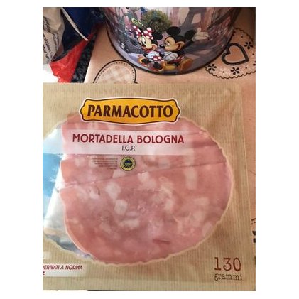 Parmacotto мортаделла Болонья IGP нарезка, 130 г
