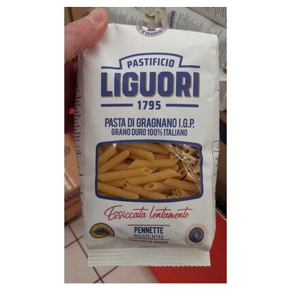 Liguori Gragnano пеннетте ригате из твердых сортов пшеницы, 500 г