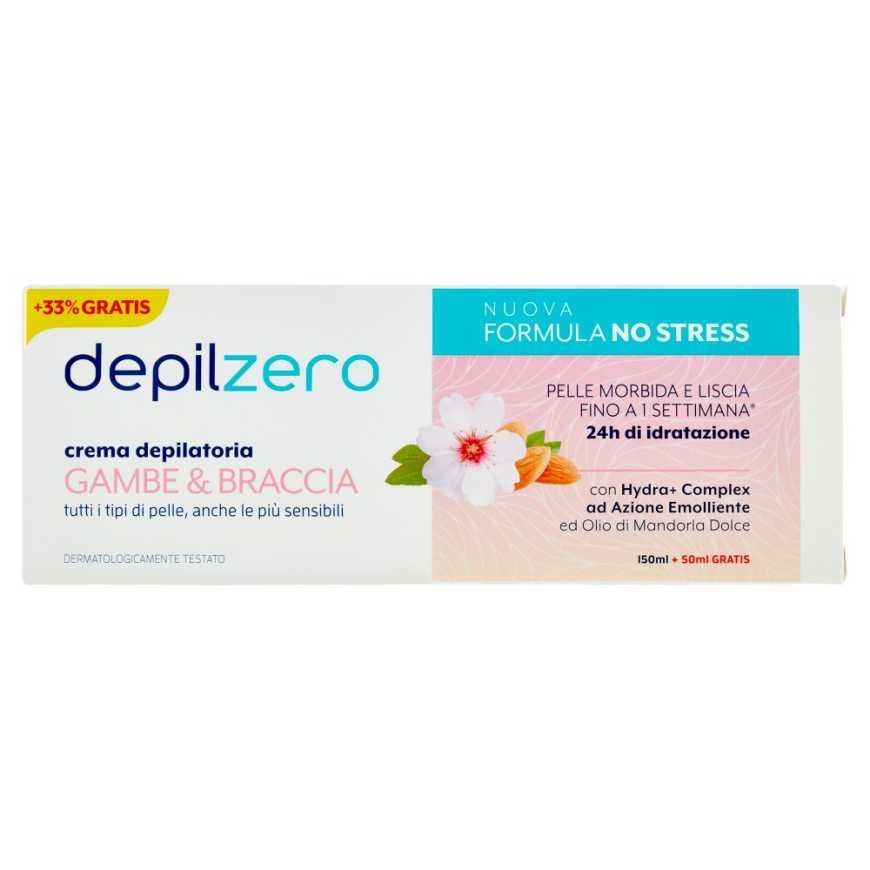 Depilzero legs and arms cream, 150 ml