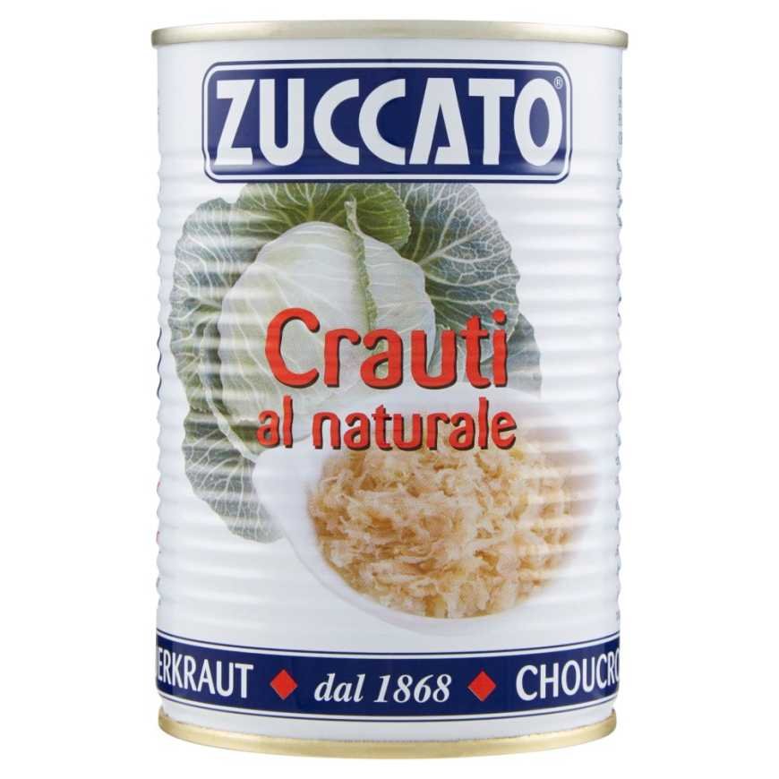 Zuccato капуста квашеная натуральная, 425 г