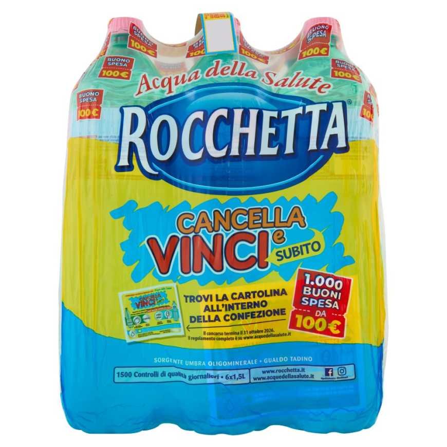 Rocchetta Acqua Naturale негазированная питьевая вода, 1,5 л