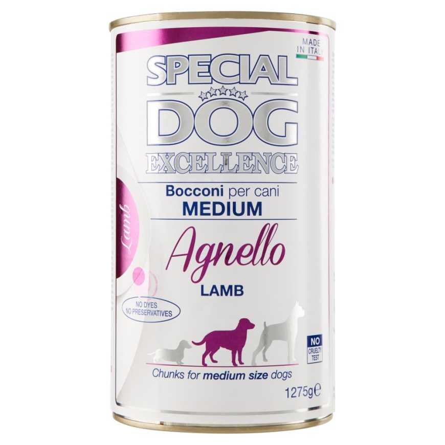 Monge Special Dog Excellence Medium dog chunks with lamb, 1.275 kg