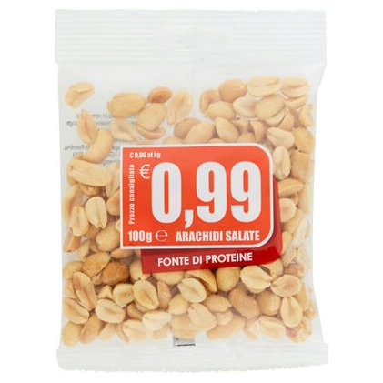Euro Company salted peanuts, 100 g