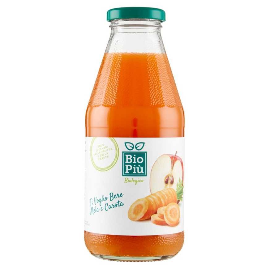 Bio Piu' Органический сок яблоко и морковь, 500 мл