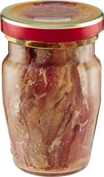 Donzela Anchovy Fillets in Jar in Sunflower Seed Oil, 80 g