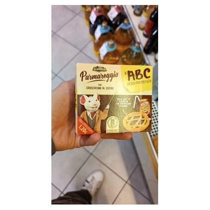 Parmareggio набор для сладкого перекуса ABC с тарталеткой какао, 1 шт.