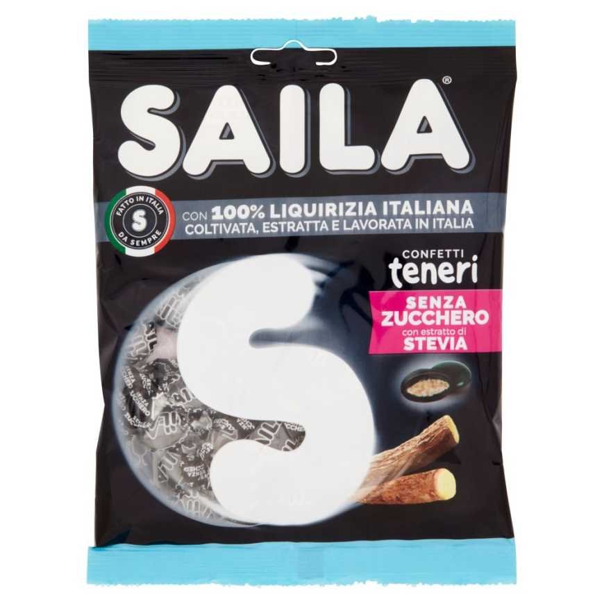 Saila Мягкие конфеты в глазури со вкусом лакрицы, 75 г