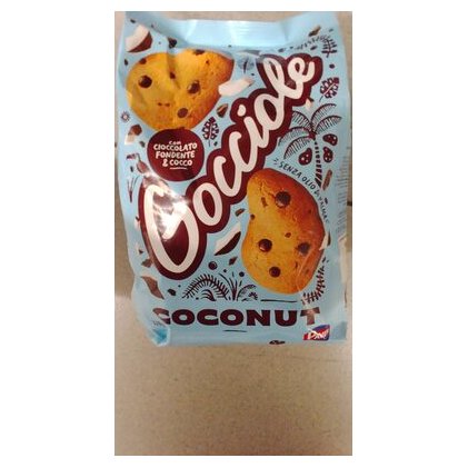 Pavesi Gocciole печенье с кокосом, 320 г