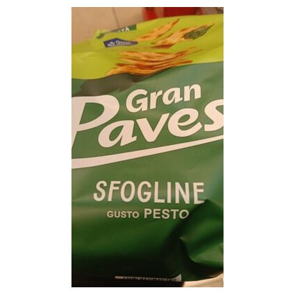 Gran Pavesi мини-крекеры со вкусом соуса песто Sfogline Pesto, 6x30 г